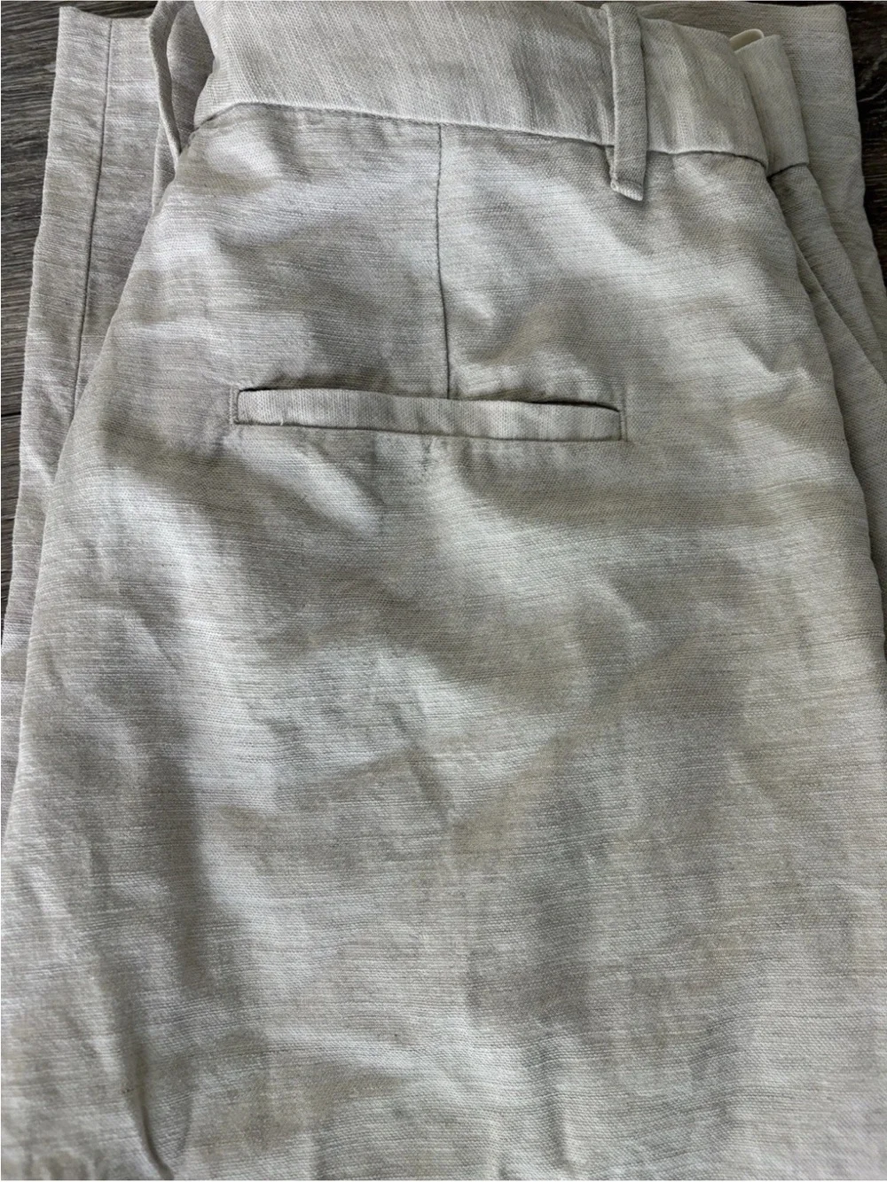 Wilfred The Effortless Pant Aritzia Casual Linen Blend Pants - Light Beige